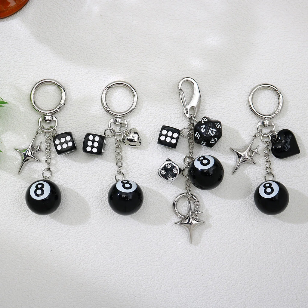 Y2K Black Dice Billiards