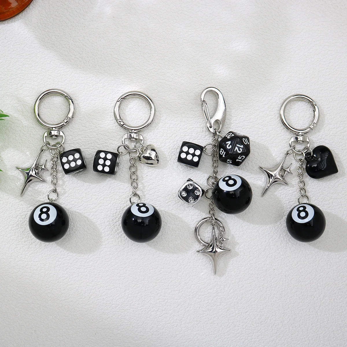 Y2K Black Dice Billiards