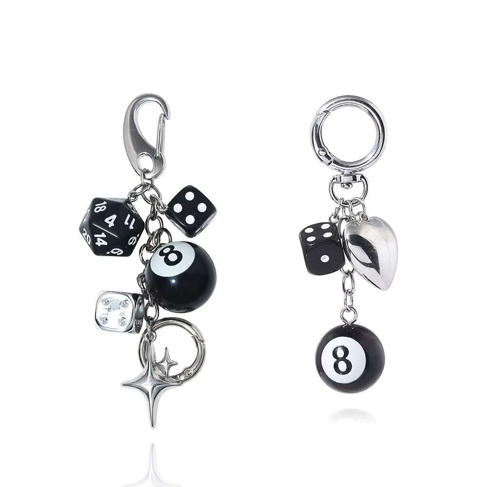 Y2K Black Dice Billiards