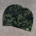 Camo Beanie Green Embroidery Streetwear