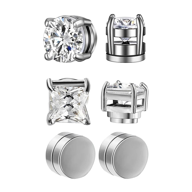Crystal Magnetic Earrings