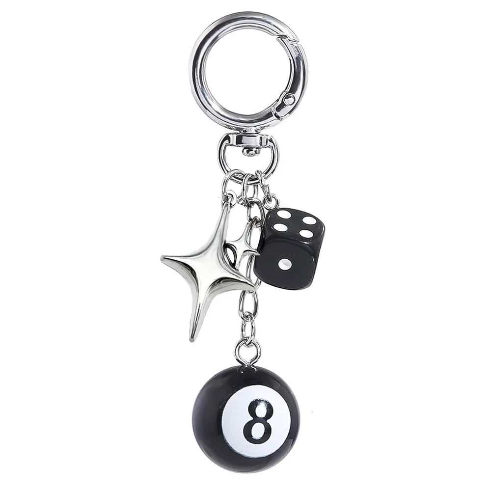 Y2K Black Dice Billiards