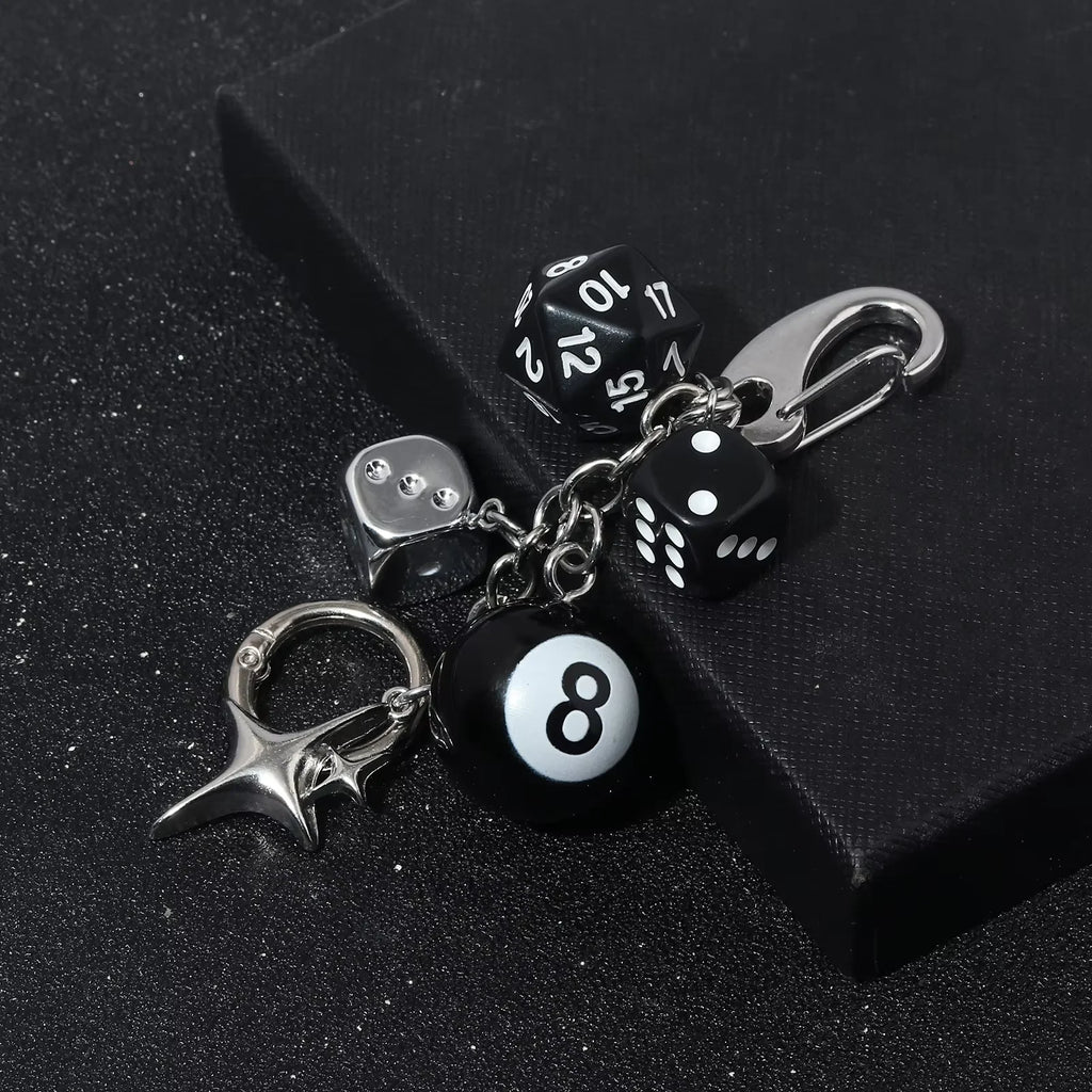 Y2K Black Dice Billiards