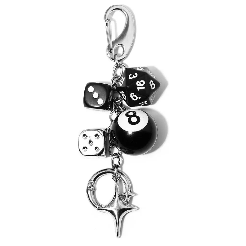 Y2K Black Dice Billiards